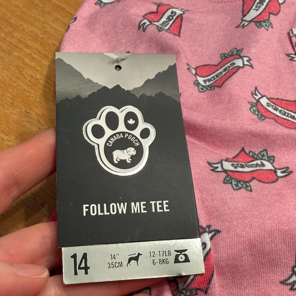 Canada Pooch Pink Dog Sweater - Picture 9 of 9